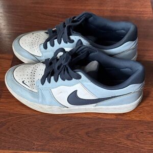 Nike Kids Navy and White Sneakers